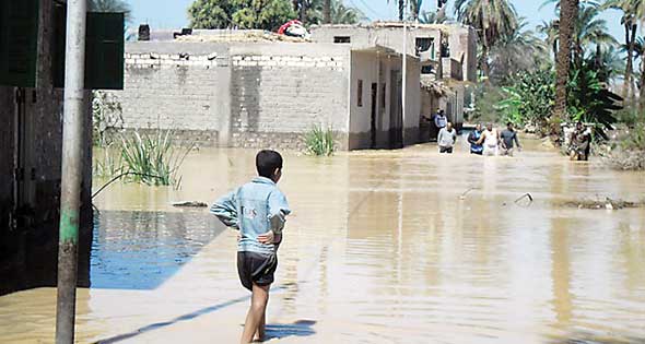 ارتفاع مخاطر السيول جنوبً الصعيد