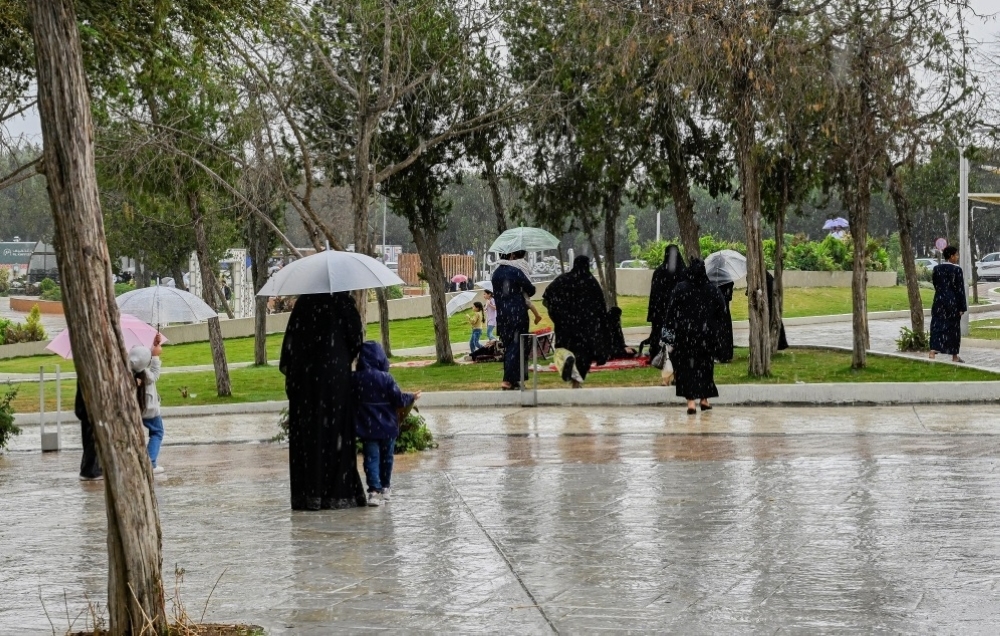 هطول أمطار متفاوتة على خمس مناطق بالمملكة خلال 24 ساعة والباحة تسجل الأعلى