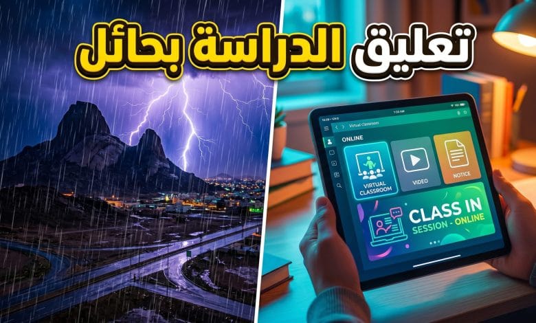 جامعة حائل تعلق الدراسة